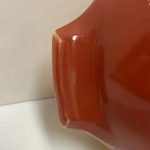 Vintage Pyrex 442 rust Autumn Harvest serving bowl, 1.5L - Picture 7 of 8